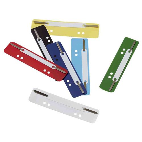 Durable Lot De 25 Attache-Plexi Flexi, 38 X 150 Mm, Bleu Foncé