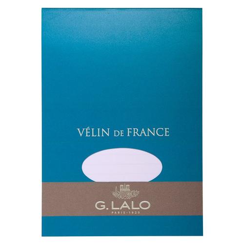 G.Lalo Bloc Vélin De France A5 50 Feuilles 100g Blanc