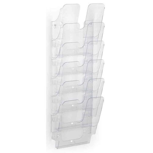 Durable Kit Présentoir Mural "Flexiplus 6" A4 Vertical Cap 23mm Transparent