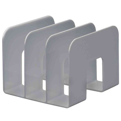 DURABLE Porte-revues TREND, plastique, 3 compartiments, gris