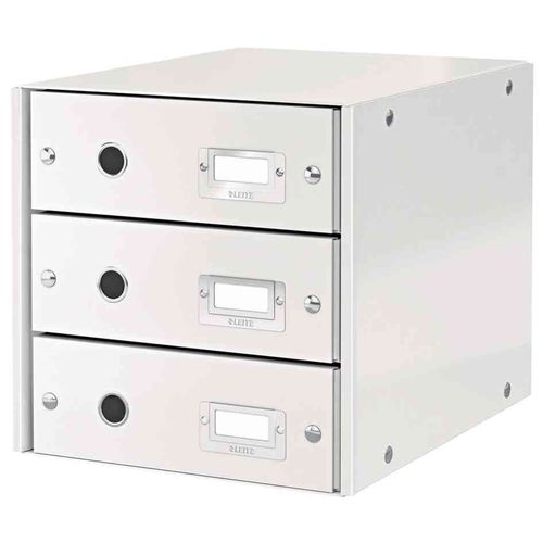 Leitz Module De Classement Click & Store, 3 Tiroirs, Blanc