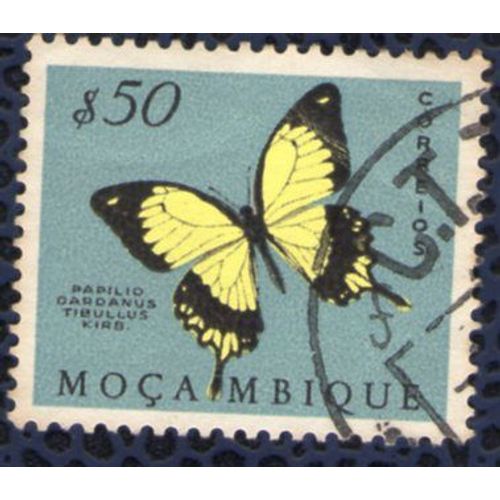 Mozambique 1953 Oblitéré Rond Used Papillon Butterfly Papilio Dardanus