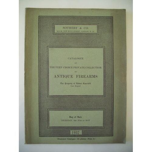 Catalogue Illustre Vente Arm. Et Div / Sotheby / 1937