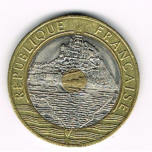 20 Francs Mont Saint Michel 1993