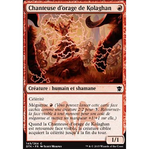  Chanteuse D'orage De Kolaghan - Les Dragons De Tarkir - C