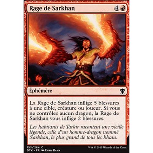  Rage De Sarkhan - Les Dragons De Tarkir - C