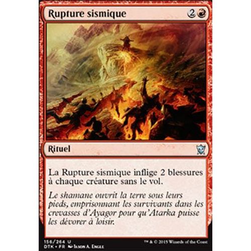  Rupture Sismique - Les Dragons De Tarkir - U