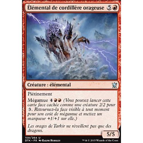  Élémental De Cordillère Orageuse - Les Dragons De Tarkir - U