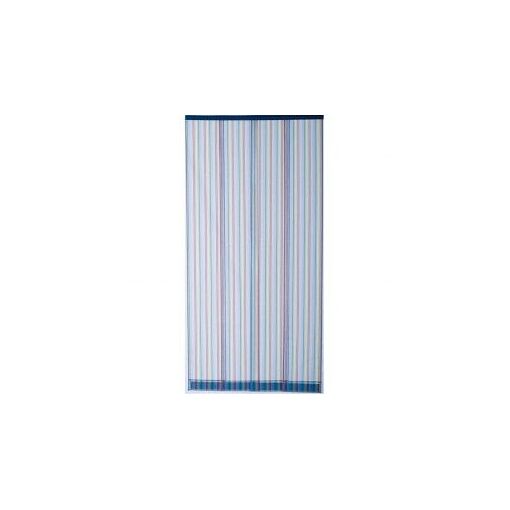 Rideau de porte moustiquaire 4 bandes - 100x220 cm - multicolore