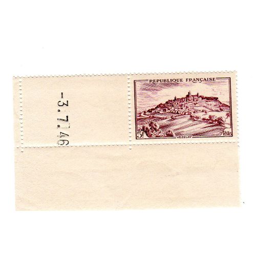 Timbre Vezelay Neuf