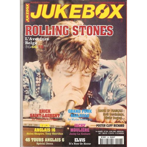 Erick Saint Laurent 3.5p/ Rolling Stones 6p/ Helen Shapiro 3p/ Johnny Hallyday 1p/ Everly Brothers 1p/ Elvis Presley 1p/ Cliff Richard Poster / Frankie Jordan 1p/ Jacky Mouliere 5p/ Dick Rivers 1/2p/ Donovan 1/2p/ Article Photo Sardou/ 129 