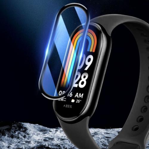 Film De Protection Souple Pour Xiaomi Mi Band Bord Incurvé 3d Housse Smartband 8/7 Pro 6/5 Smart Ata Band Bracelet 7pro Protecteur D'écran