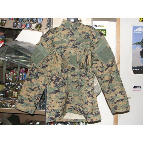 Veste Acu Digital Marpat Woodland Nyco Ripstop Marine's Armée Américaine