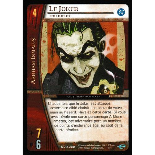 Carte Marvel Vs System Comics - Le Joker - Dor-080