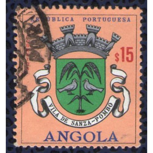 Angola 1963 Oblitéré Rond Used Blason Ville Vila De Sanza Pombo