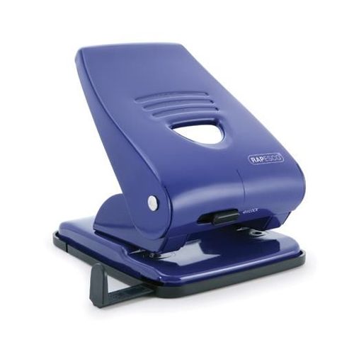 Rapesco Perforateur 2 Trous 835 En Métal 40 Feuilles Bleu