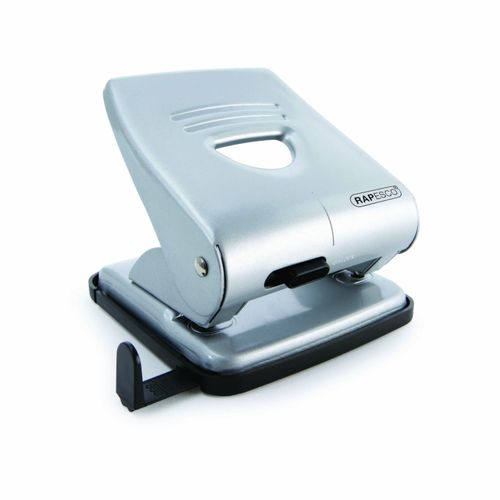 Rapesco Perforateur 2 Trous 827 En Métal 30 Feuilles Argent