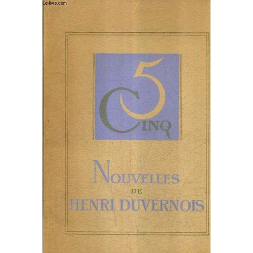 Cinq Nouvelles.   de henri duvernois   Format Feuillet (Livre)