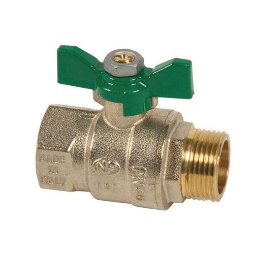 Vanne à sphère Passage Intégral NF PN40 ACS Papillon Vert M/F 3/8''(12x17) SFERACO