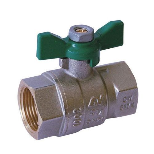 Vanne à sphère Passage Intégrale NF PN40 ACS Papillon Vert F/F 3/4''(20x27) SFERACO