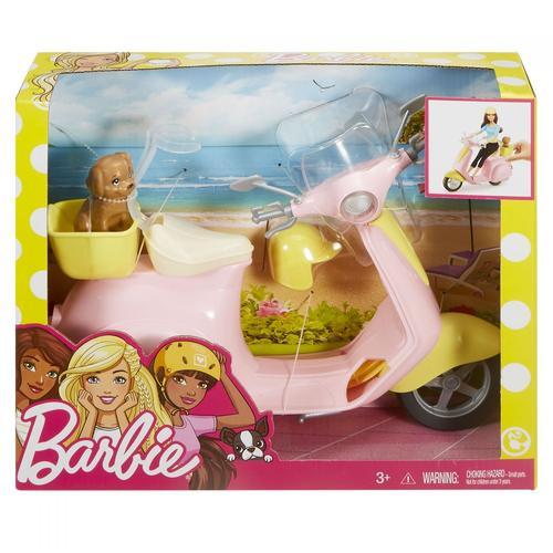 Barbie Scooter Et Petit Chien