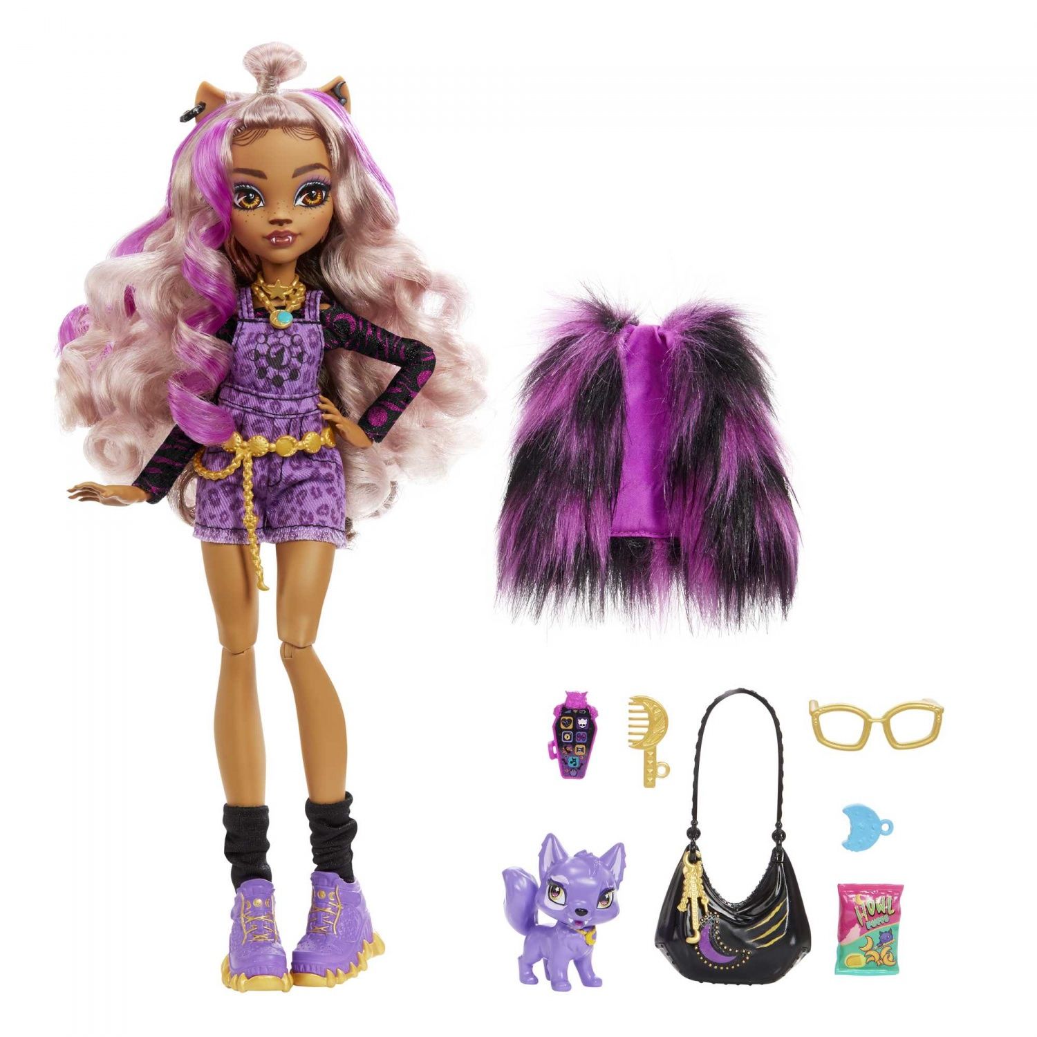Monster High - Clawdeen Wolf Avec Animal De Compagnie - Poupe - 4 Ans Et +... - 2