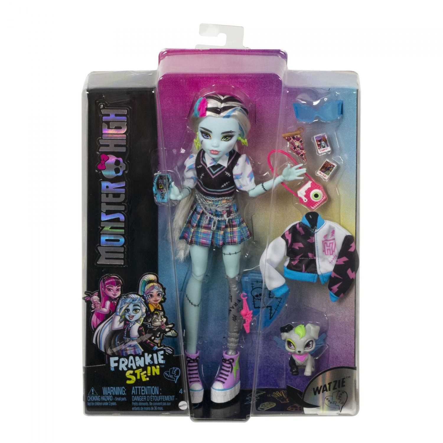 Monster High - Frankie Stein Avec Animal - Poupée - 4 Ans et + | Rakuten, image size:1500x1500