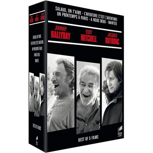 Hallyday - Mitchell - Dutronc - Coffret : Salaud, On T'aime + + L'aventure C'est L'aventure + Un Printemps À Paris + À Nous Deux + Wanted - Pack