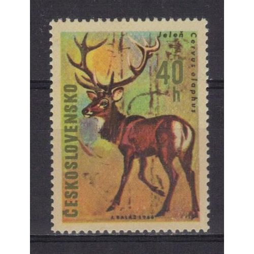 Tchecoslovaquie 1964 : Faune : Gibier : Cerf - Timbre Neuf **