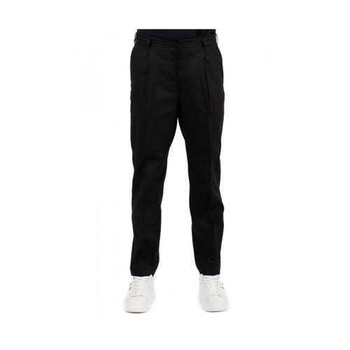 Emporio Armani - Trousers > Slim-Fit Trousers - Black