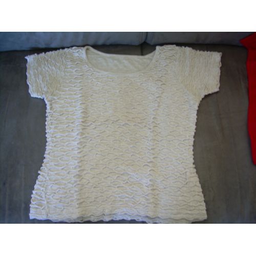 T-Shirt Maille Façon Déchirée 14 Ans