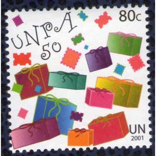 Nations Unies 2001 Neuf Onu Emballages Cadeaux Unpa