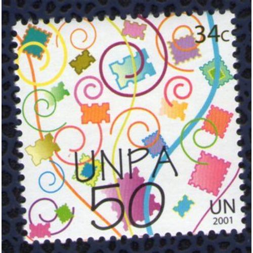 Nations Unies 2001 Neuf Onu Timbres Unpa 50