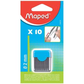 Maped Lot De 6 Etuis De 10 Mines 2 Mm Pour Compas