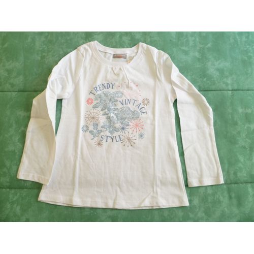 T-Shirt Manches Longues Taille 6 Ans Neuf Marque : La Redoute Kids