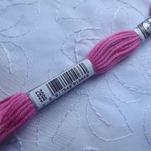 Coton À Canevas, Dmc Retors N° 4, N° 2899 Verveine Rose
