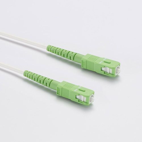 Câble fibre optique 10 mètres Vert Blanc box Bouygues SFR Orange