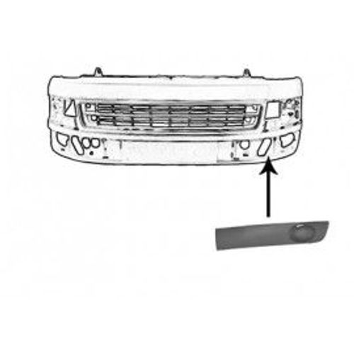 Grille De Prise D'air Inférieure Gauche Sans Trou D'anti-Brouillard Pour Volkswagen Transporter T5 Depuis 2009