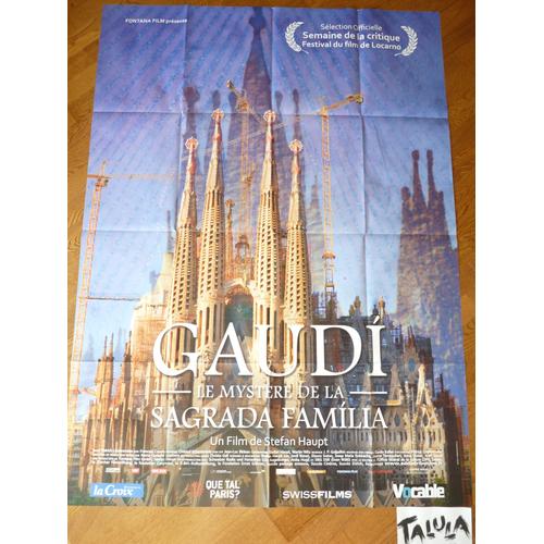 Gaudi, Le Mystère De La Sagrada Familia  De Stefan Haupt Avec Jaume Torreguitart, Etsuro Sotoo  - Affiche Originale Du Film Format 120 Cm X 160 Cm