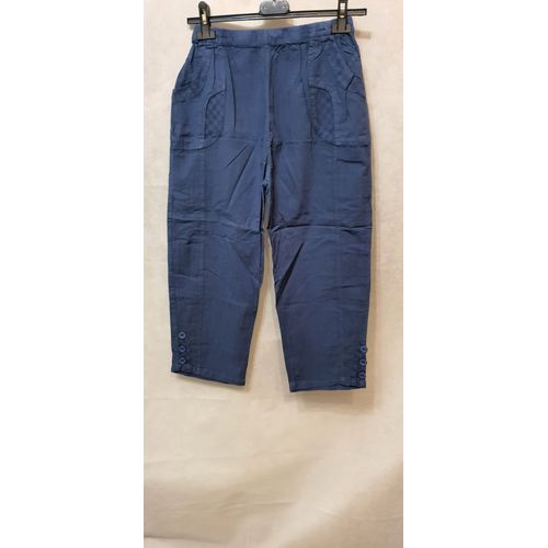 Pantacourt Bleu Femme Go Pomelo Paris Taille T4