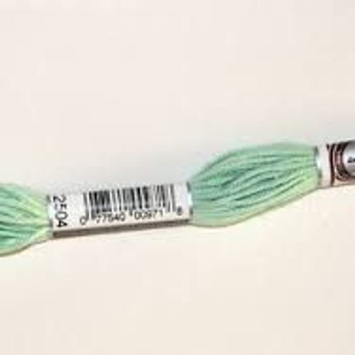 Coton À Canevas, Dmc Retors N° 4, N°  2504 Vert Malachite Clair
