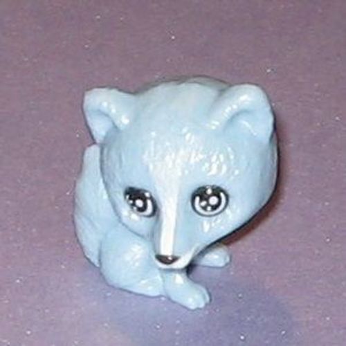 Figurine Renard Polaire - Série Bébés Animaux Polaires (Kinder 2012)