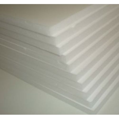 Carton Mousse / Plume - Blanc - Épaisseur 10 Mm - A4 (21x29.7) - 10 Plaques