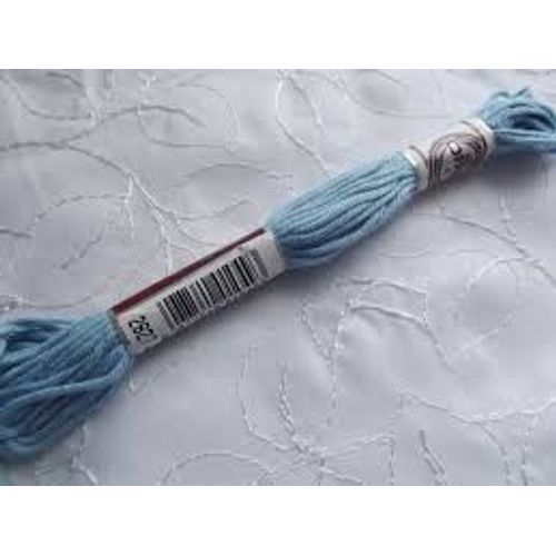 Coton À Canevas, Dmc Retors N° 4, N° 2827 Bleu Myosotis