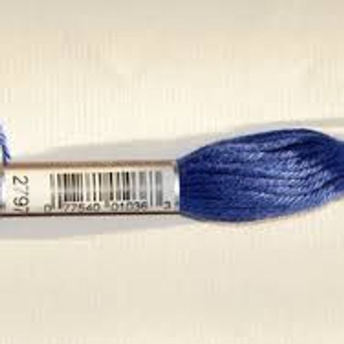 Coton À Canevas, Dmc Retors N° 4, N° 2797 Bleu De Sèvres