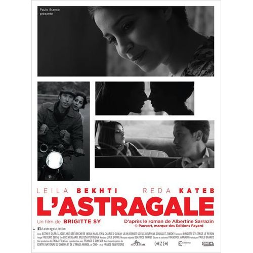L'astragale -Véritable Affiche De Cinéma Pliée -Format 120x160 Cm - De Brigitte Sy Avec Leïla Bekhti, Reda Kateb, Esther Garrel, India Hair, Louis Garrel, Jocelyne Desverchere, Delphine Chuillot- 2015