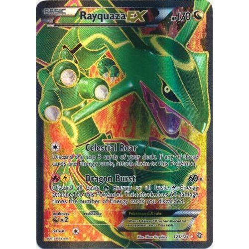 Rayquaza Ex Full Art 123/124 - Black & White - Dragon Exalted Us