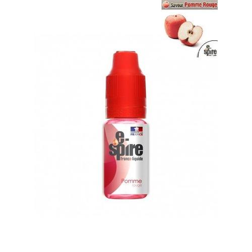 E-SPIRE 1 E-Liquide DE 10 ml - Saveurs Pomme Rouge Pour Cigarette Electronique Toutes marques - 18 mg