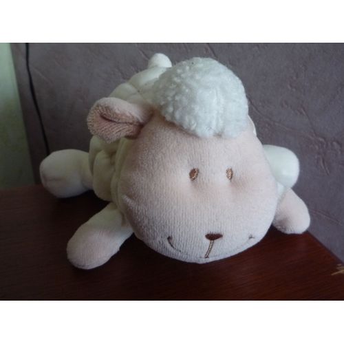 Peluche Doudou Mouton Vibrant Tiamo