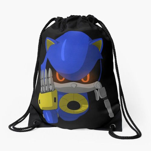 Sac à dos Metal Sonic émerge Sac à cordon pour le sport cadeau